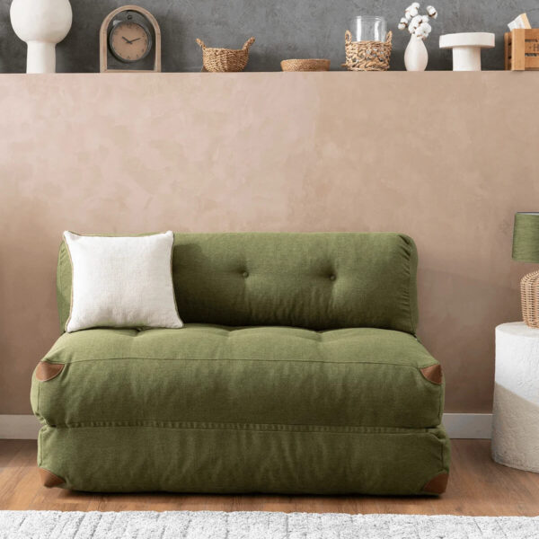 Megano 3-in-1 Design Sofa & Gästebett (140 cm) – Waschbar & Gesteppt