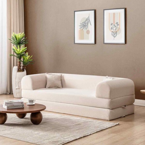 2-in-1 Bodensofa & Schlafsofa (190x90 cm) – Waschbar & Rutschfest